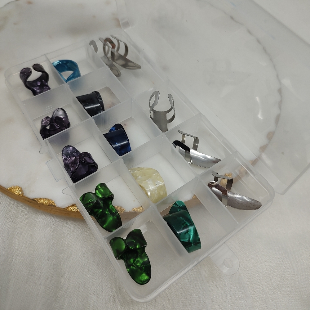 Assorted Colorful Guitar Finger Picks